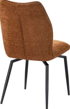Esszimmer-Drehstuhl Lara - 46x60x89cm - Rost