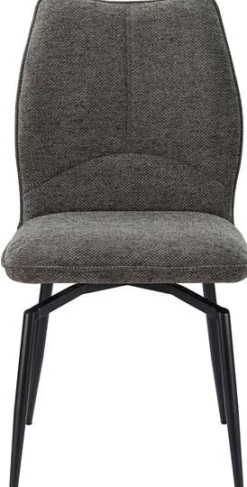 Esszimmer-Drehstuhl Lara - 46x60x89cm - grau