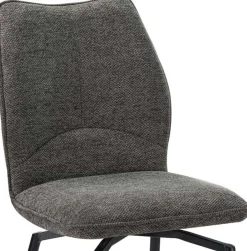 Esszimmer-Drehstuhl Lara - 46x60x89cm - grau