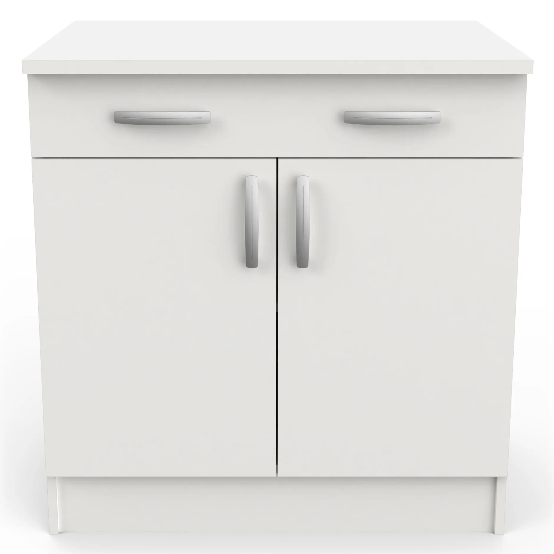 Esszimmergarnitur Nova - Hängeschrank, Seitenschrank, Küchenschrank, Wandschrank & Säulenschrank - Weiß/MDF