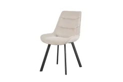Esszimmerstuhl Amalia | 53 x 61 x 87 cm | Sandfarbenes Design