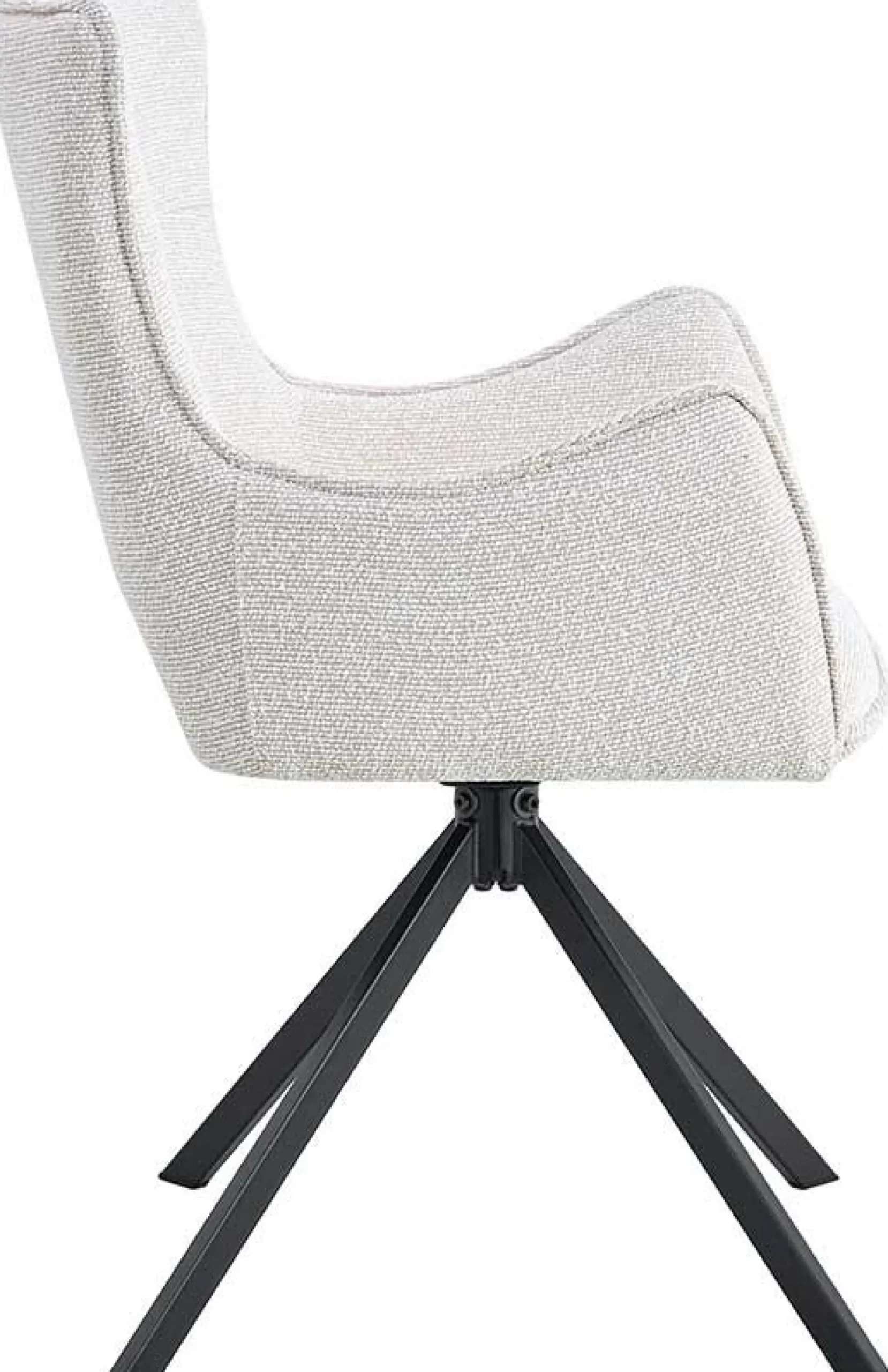 Esszimmerstuhl Billy - 58x60x88cm - drehbar - ecru