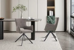 Esszimmerstuhl Billy - 58x60x88cm - drehbar - sand