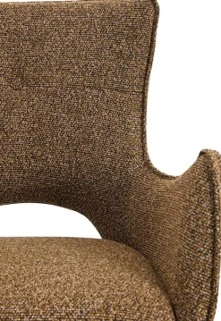 Esszimmerstuhl Billy - 58x60x88cm - drehbar - Rost