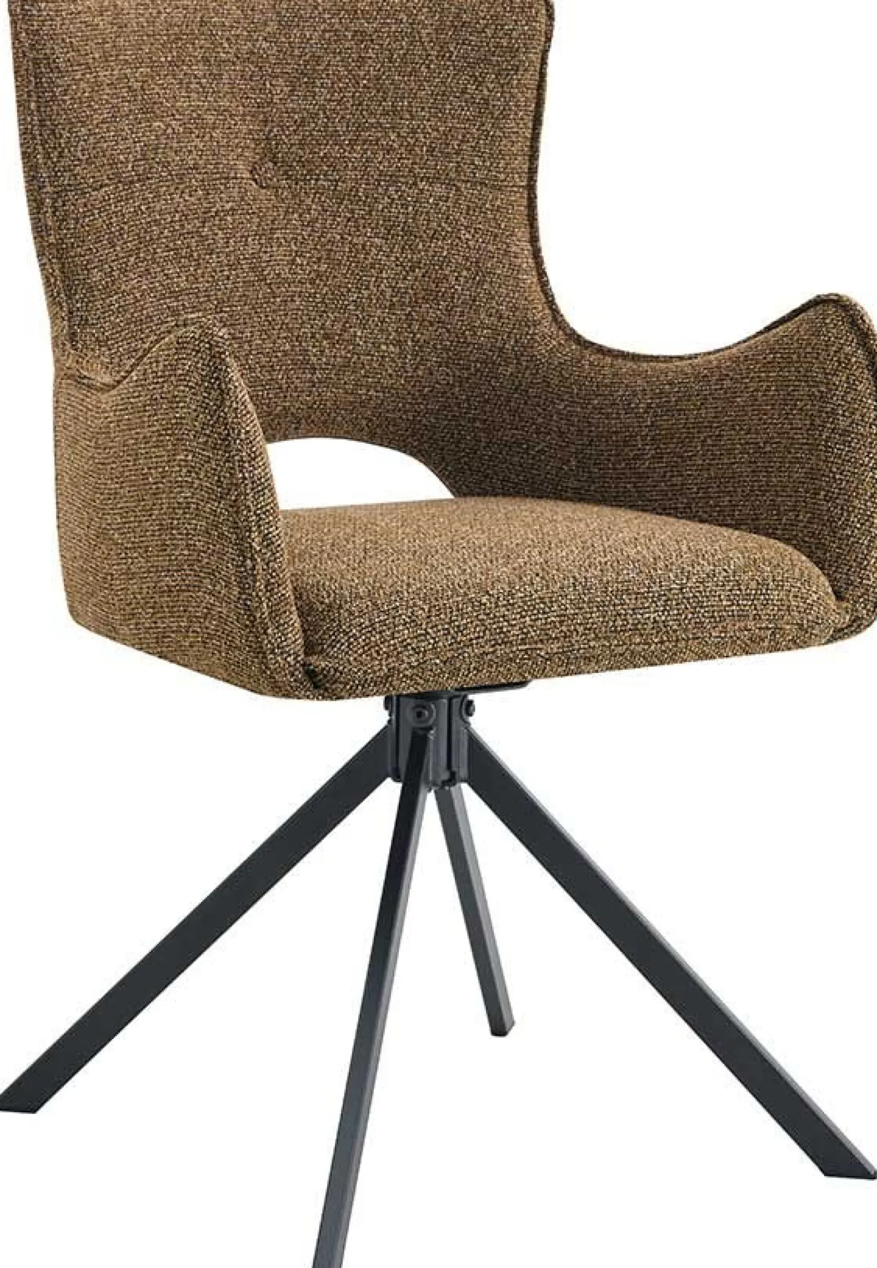 Esszimmerstuhl Billy - 58x60x88cm - drehbar - Rost