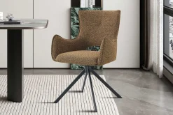 Esszimmerstuhl Billy - 58x60x88cm - drehbar - Rost