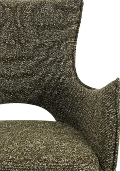 Esszimmerstuhl Billy - 58x60x88cm - drehbar - grün