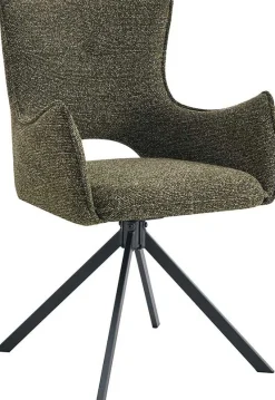 Esszimmerstuhl Billy - 58x60x88cm - drehbar - grün