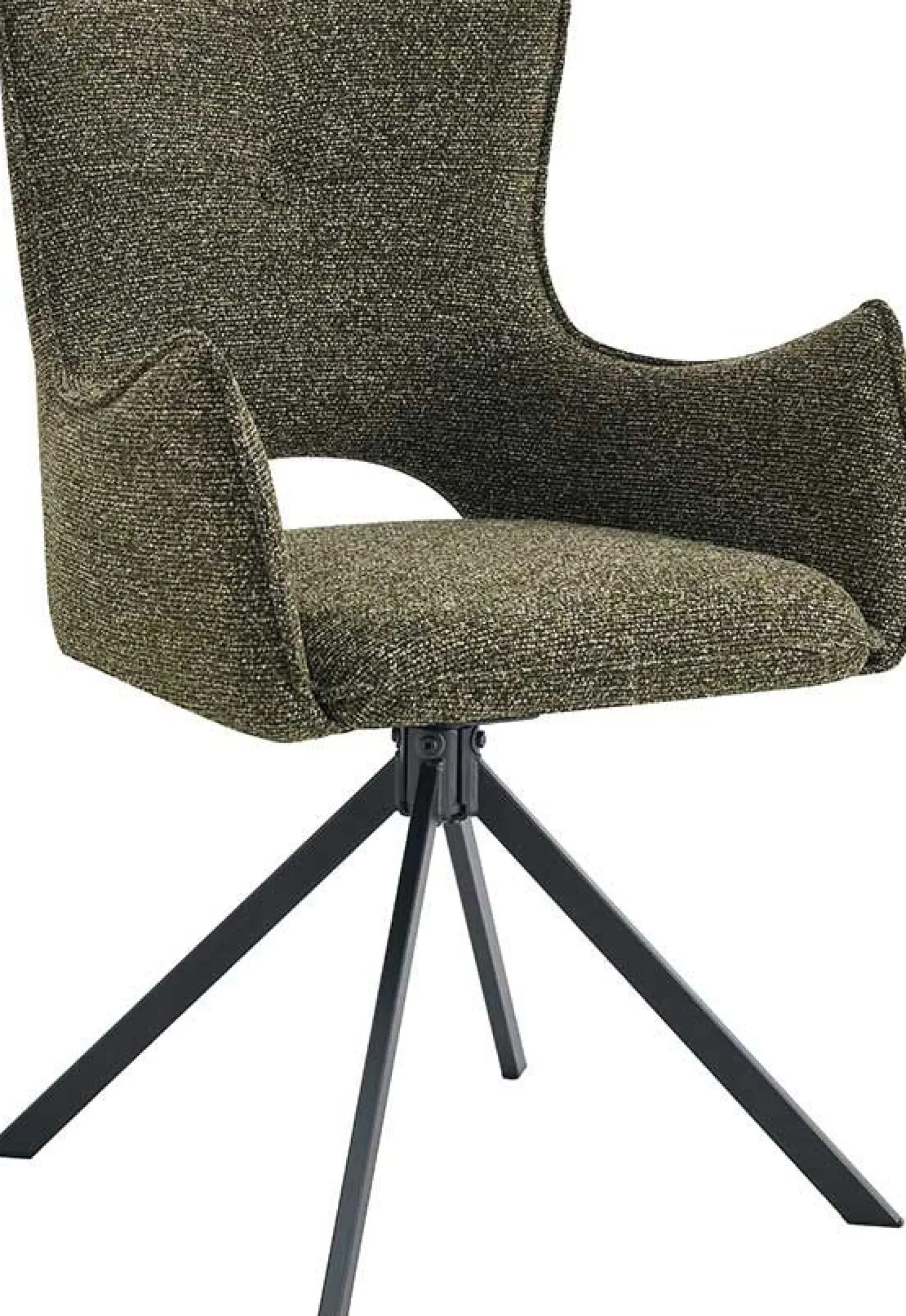Esszimmerstuhl Billy - 58x60x88cm - drehbar - grün