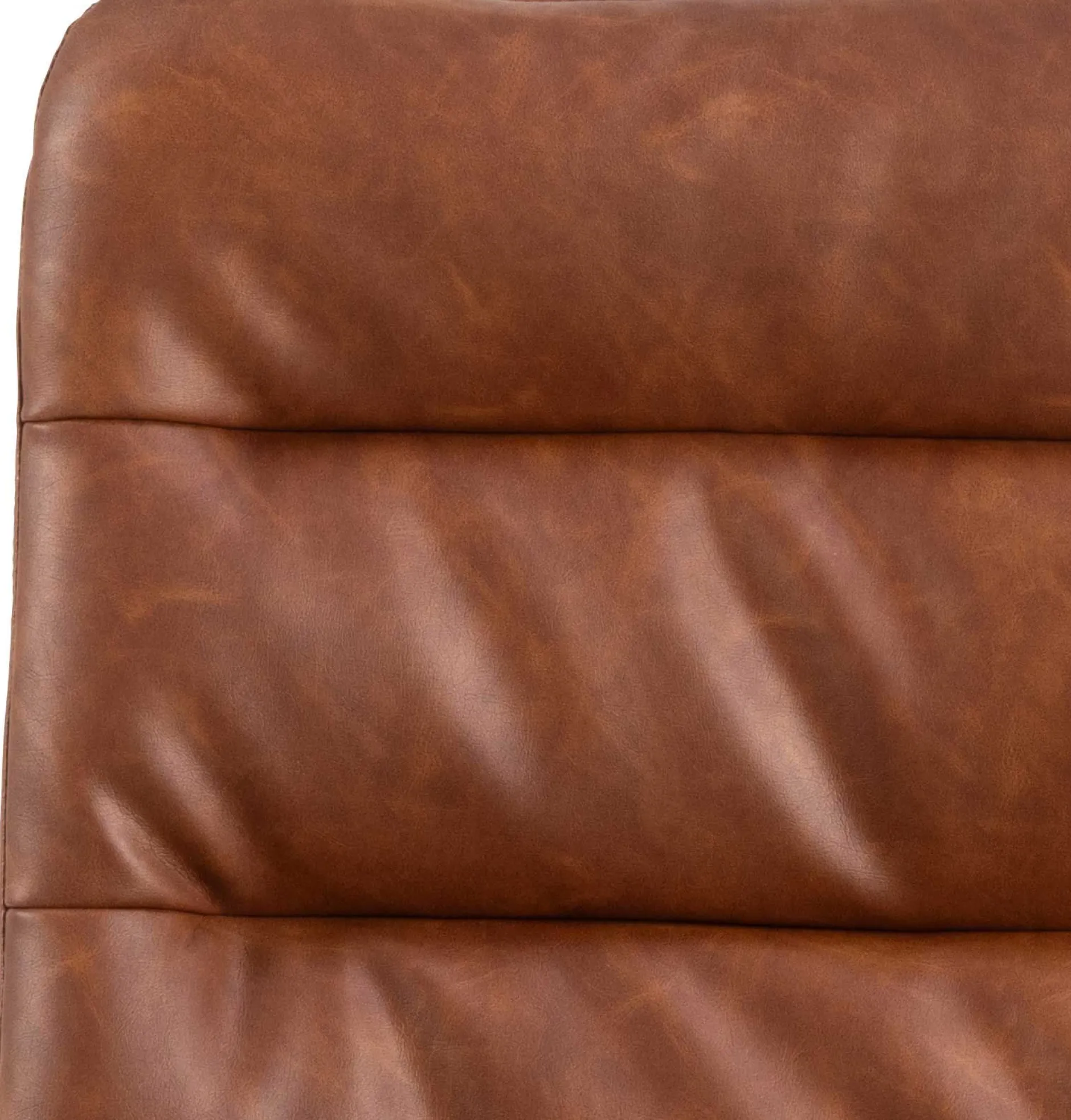 Esszimmerstuhl Dean - 47x57x85cm - Kunstleder - cognac