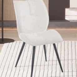 Esszimmerstuhl Faye - 49x65x89cm - ecru