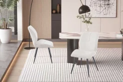 Esszimmerstuhl Faye - 49x65x89cm - ecru