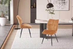 Esszimmerstuhl Faye - 49x65x89cm - gold