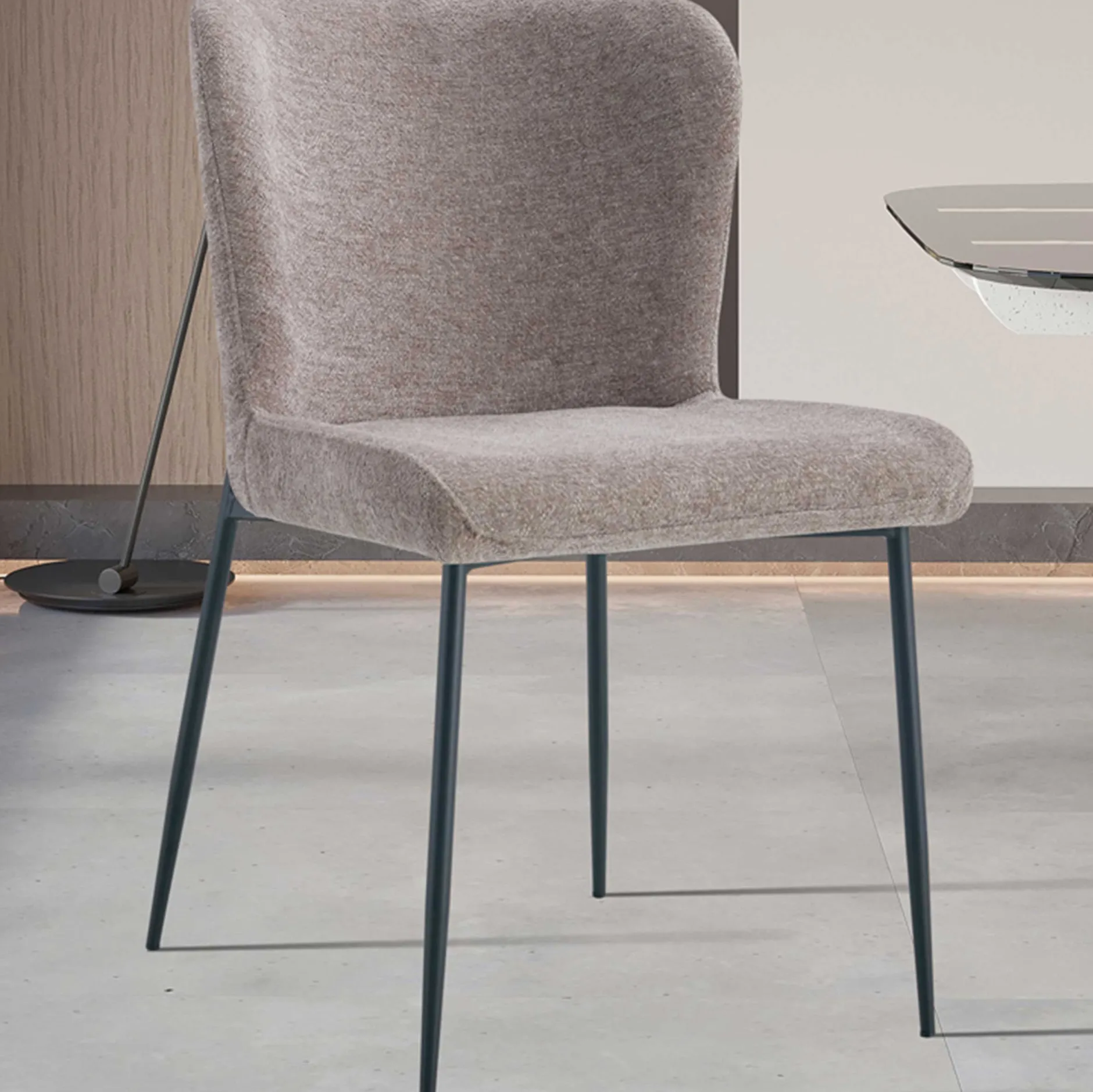 Esszimmerstuhl Lisa | 50 x 62 x 85 cm | Sandfarbenes Design