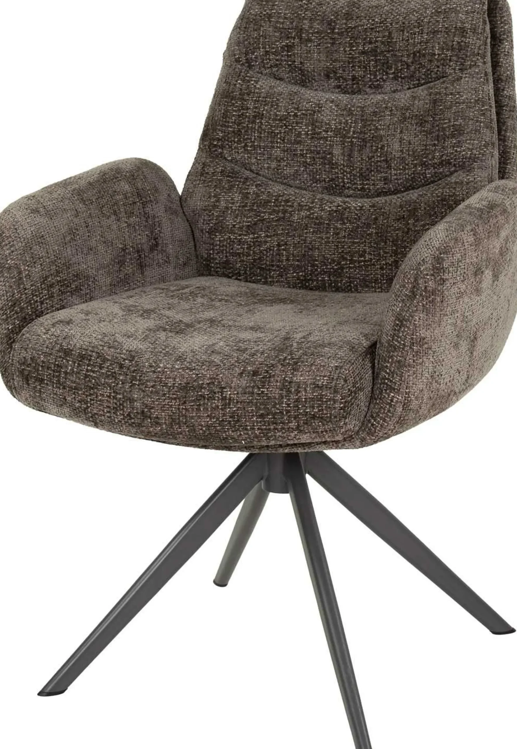 Esszimmerstuhl Lungo - 66x67x90cm - drehbar - taupe