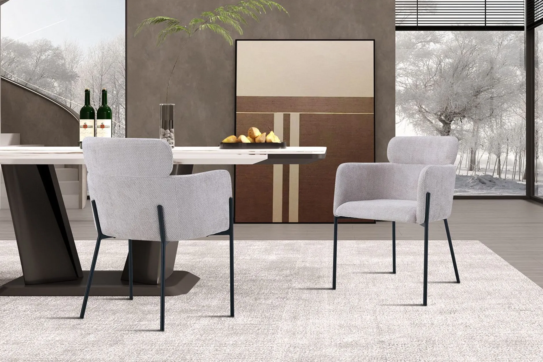 Esszimmerstuhl Naomi | 60 x 60 x 83 cm | Beige