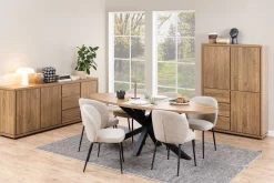 Esszimmerstuhl Patricia - 59x47x82 cm - Monza/beige
