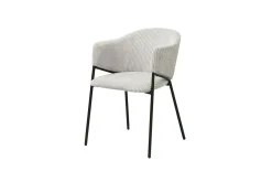 Esszimmerstuhl Seagall | 54 x 62 x 78 cm | Corduroy Hellgrau Design