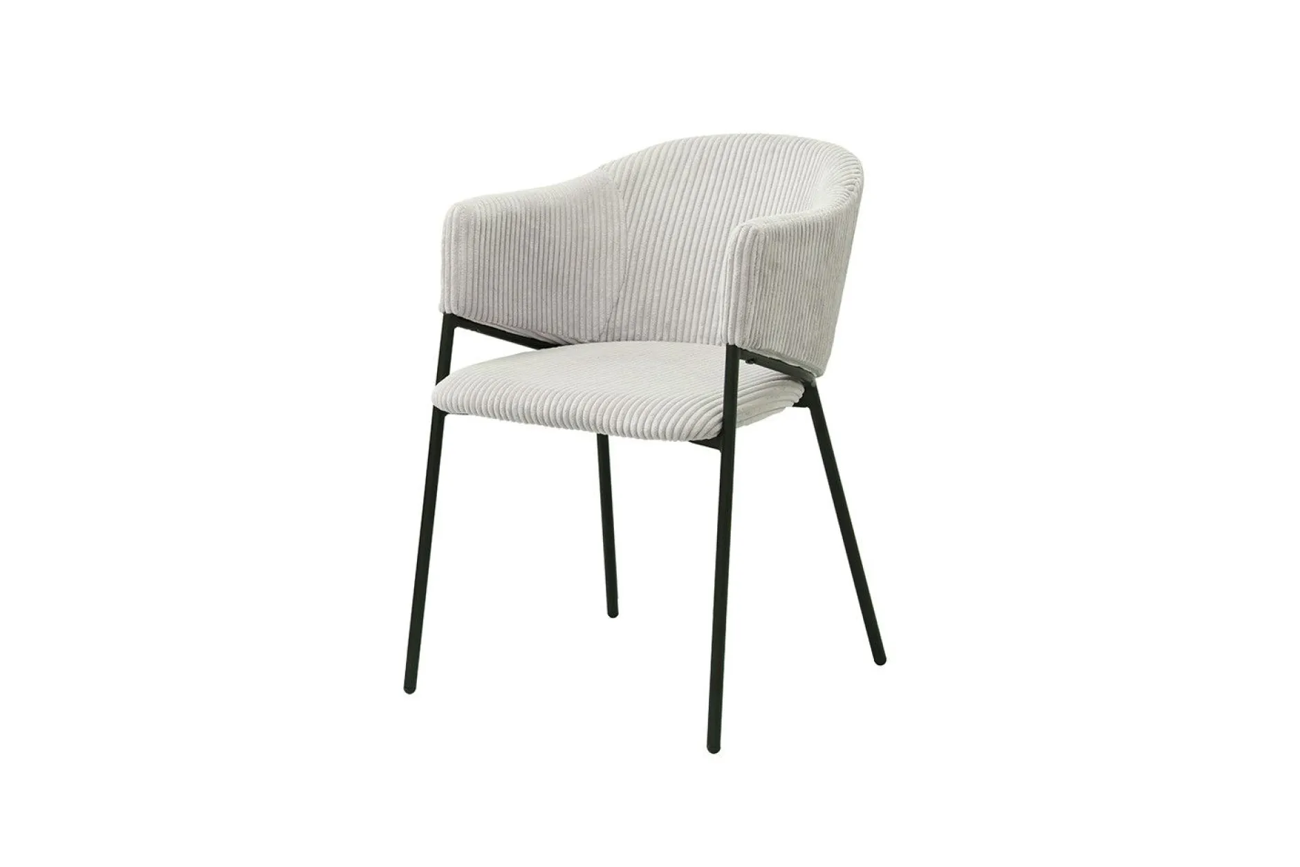Esszimmerstuhl Seagall | 54 x 62 x 78 cm | Corduroy Hellgrau Design