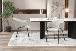Esszimmerstuhl Seagall | 54 x 62 x 78 cm | Corduroy Hellgrau Design