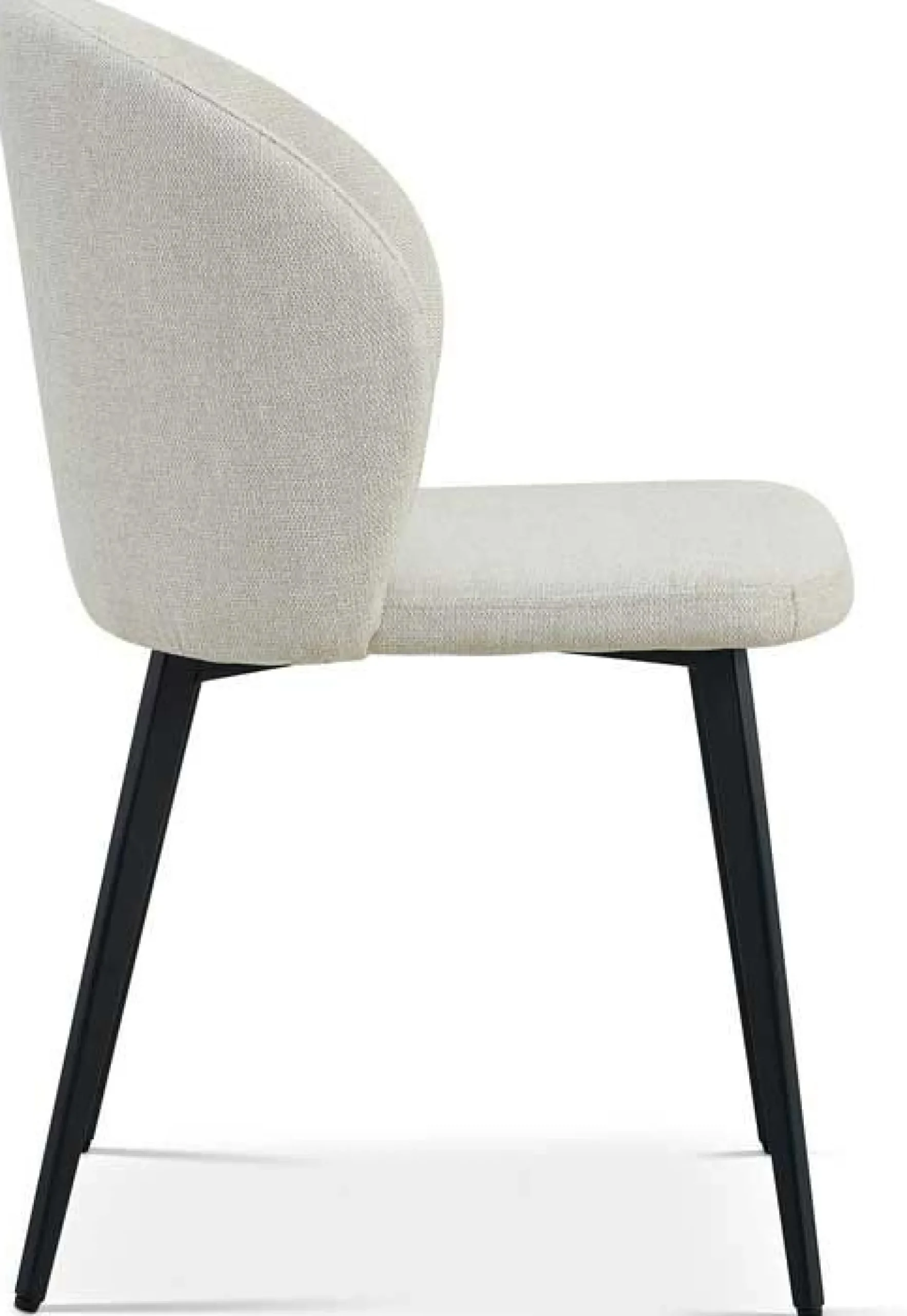Esszimmerstuhl Tilly - 51x55x80cm - beige Stoff