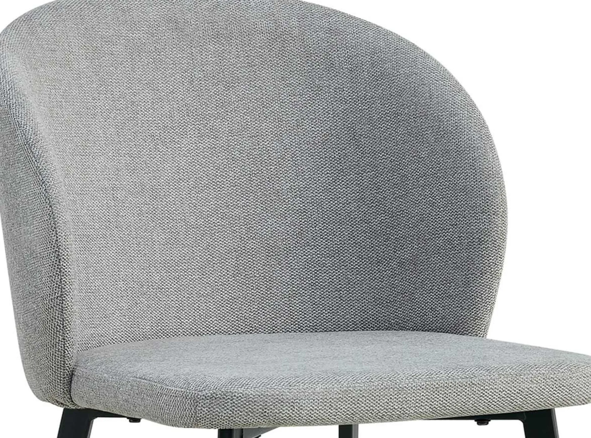 Esszimmerstuhl Tilly - 51x55x80cm - grauer Stoff