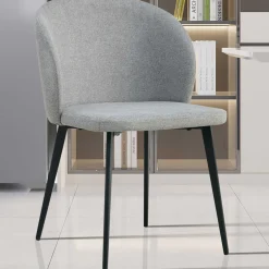 Esszimmerstuhl Tilly - 51x55x80cm - grauer Stoff