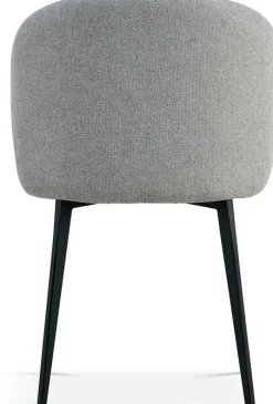 Esszimmerstuhl Tilly - 51x55x80cm - grauer Stoff