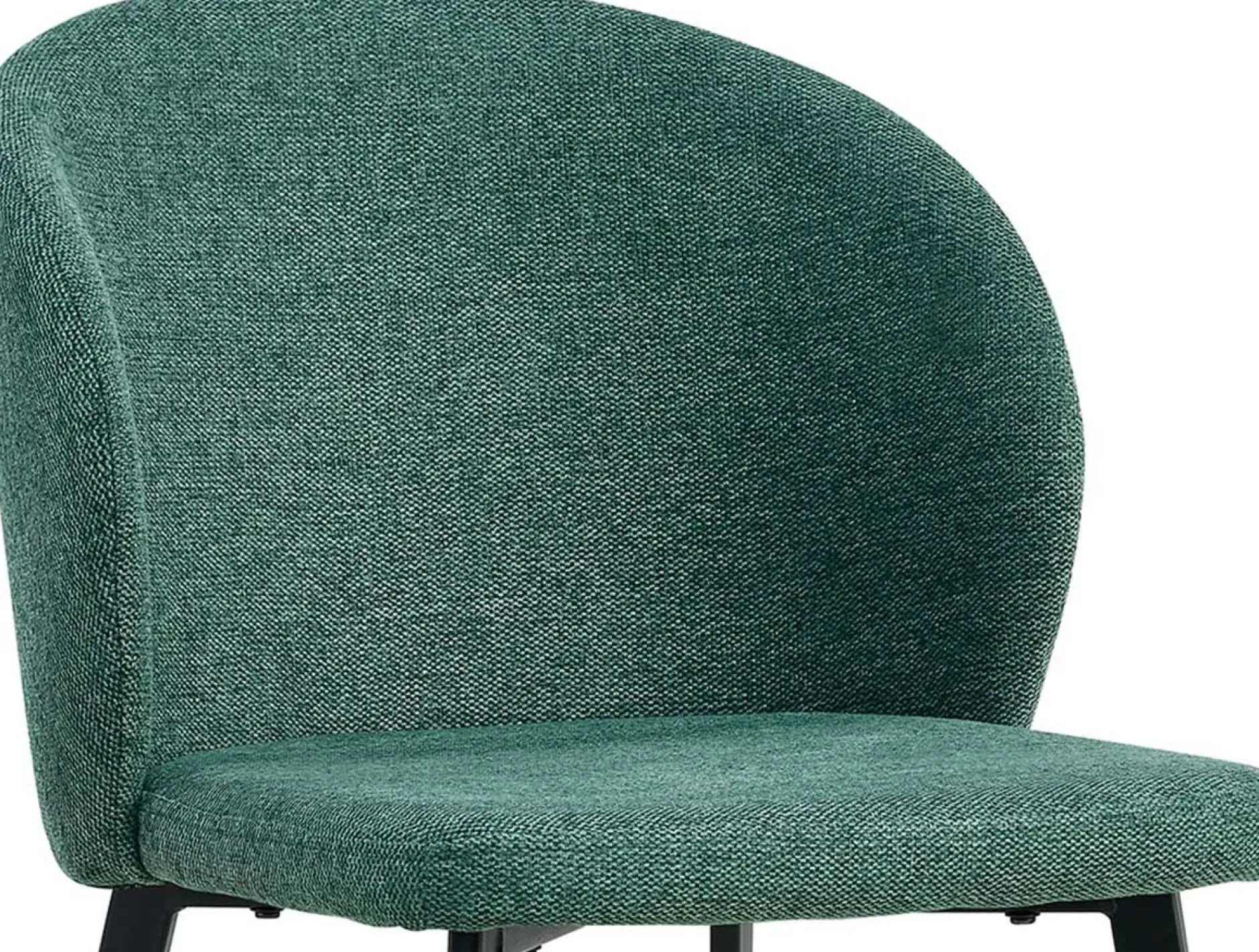 Esszimmerstuhl Tilly - 51x55x80cm - grüner Stoff