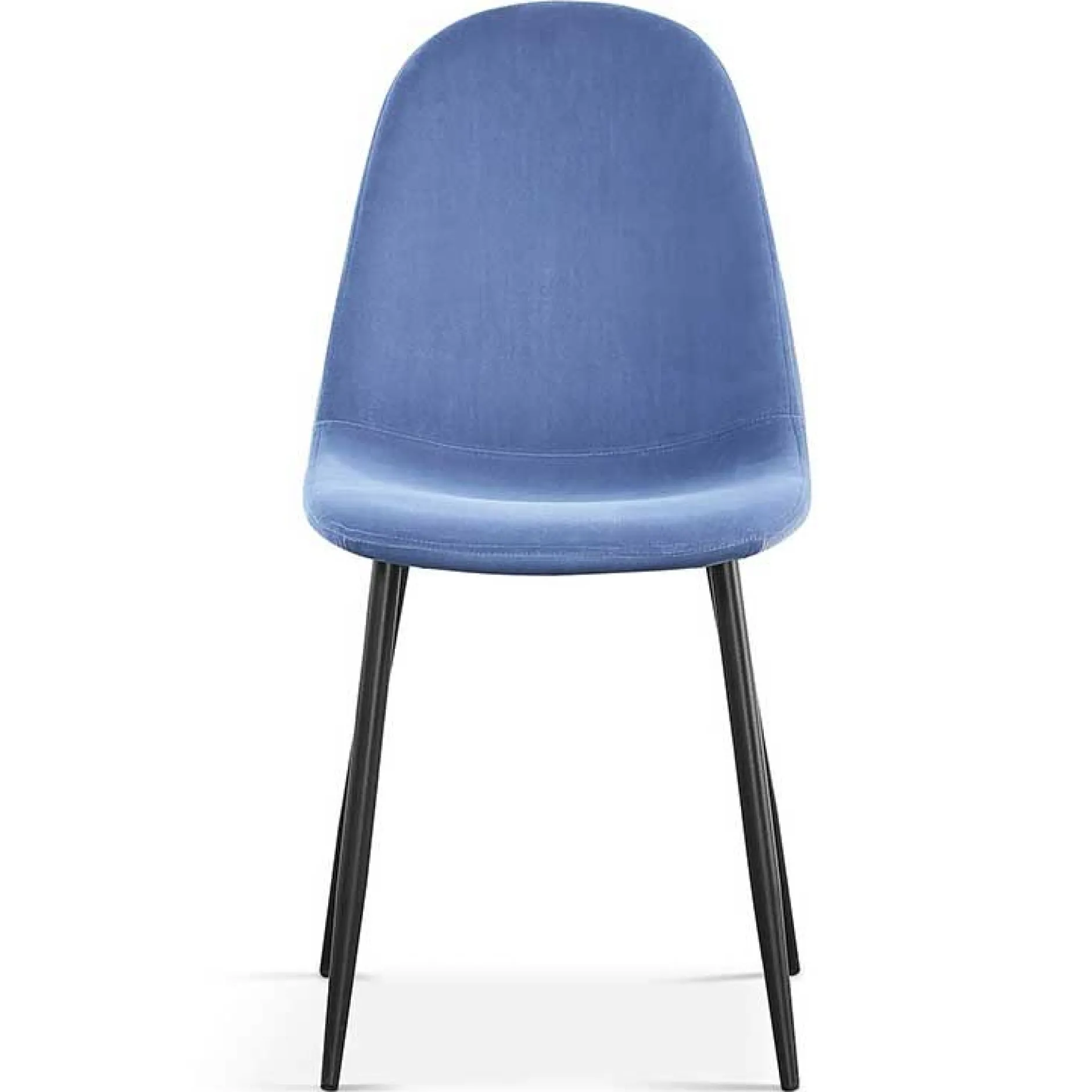 Esszimmerstuhl Valeska Samt - blau