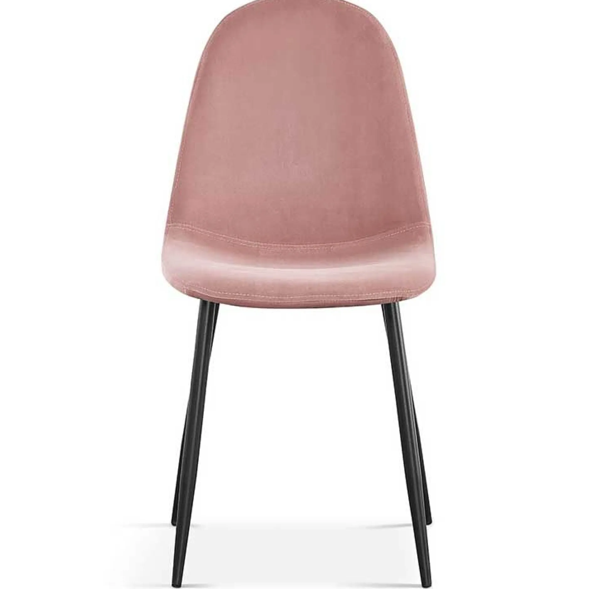 Esszimmerstuhl Valeska Samt - rosa