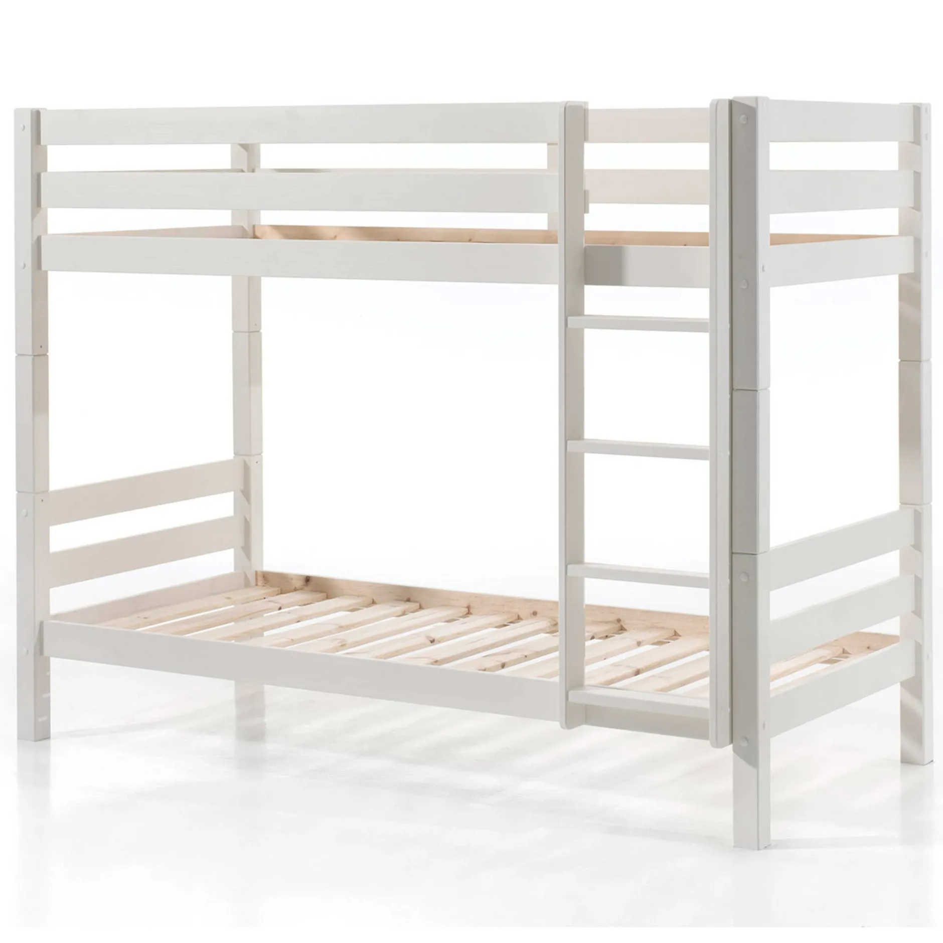 Etagenbett Claire 160cm mit Bettkasten - weiß