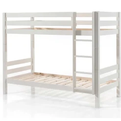 Etagenbett Claire 160cm mit zwei Schubladen - weiß