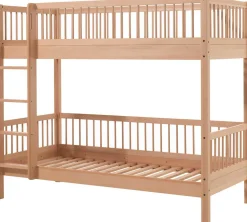 Etagenbett Forrest 90x200cm mit Rollbett - Buche Massivholz