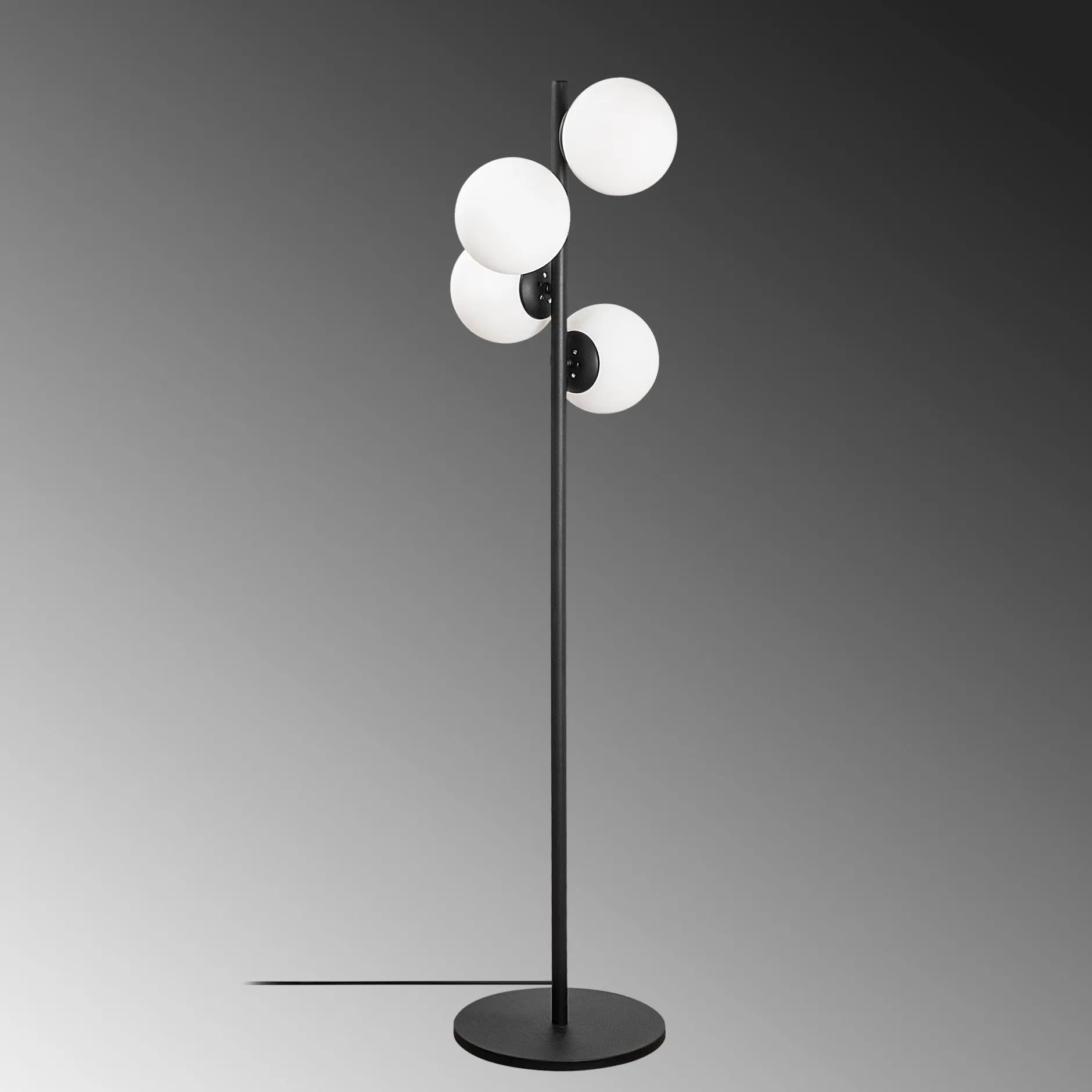 Faze Stehleuchte | METALLGEHÄUSE | Schwarz
