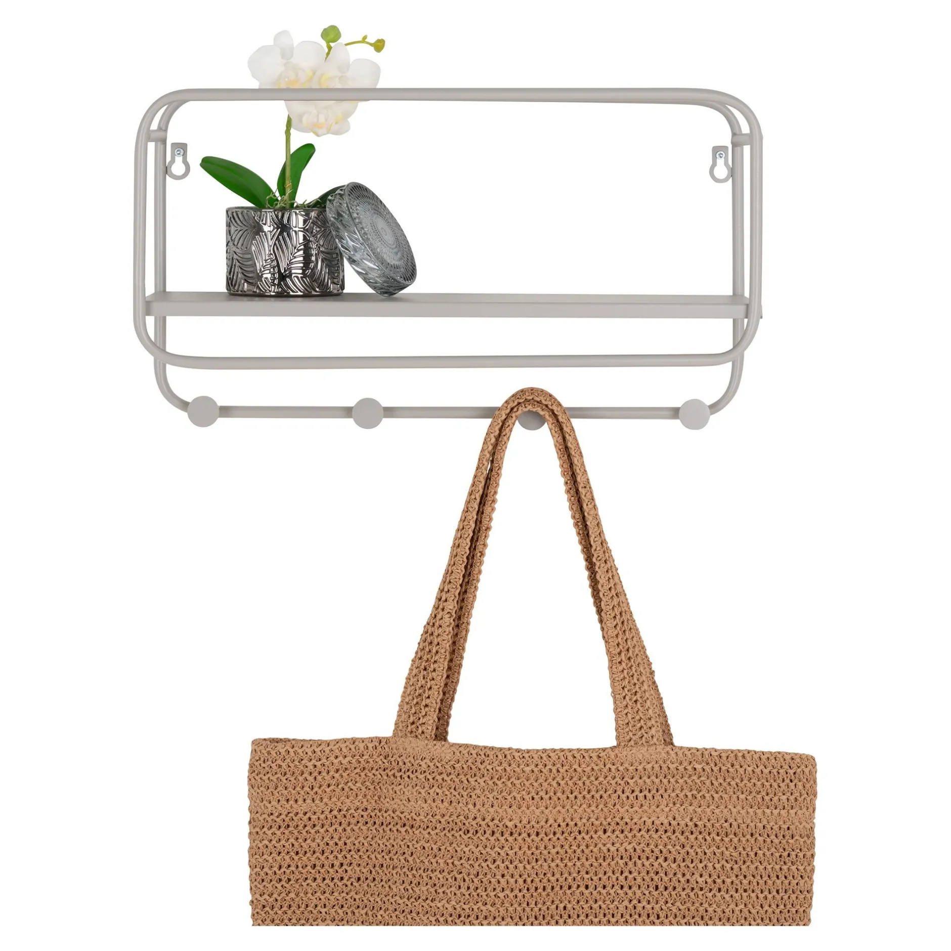 Feira Hutablage - Grau | Stahl, Cool Grey
