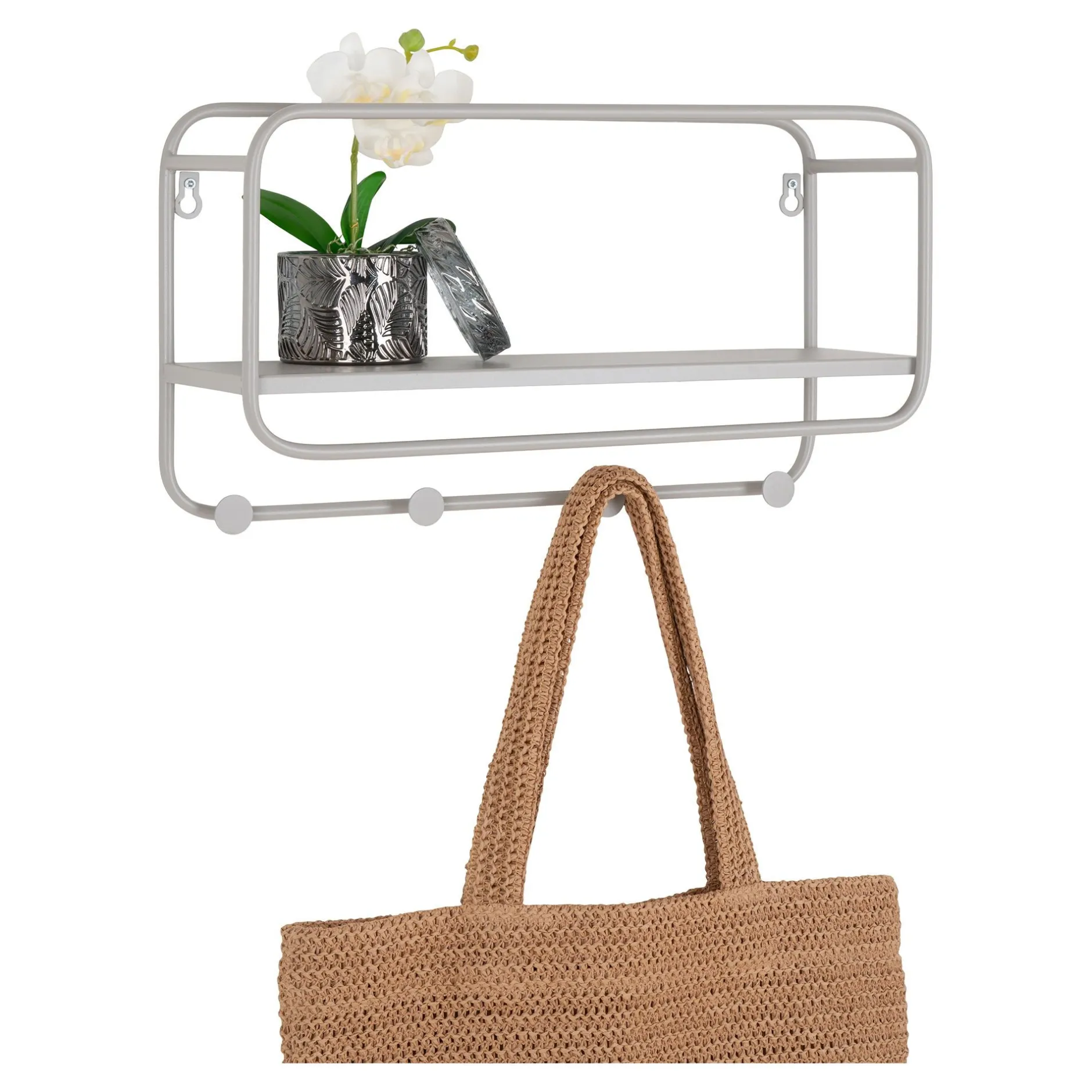Feira Hutablage - Grau | Stahl, Cool Grey