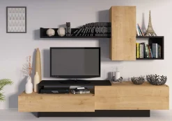 Fernsehschrank Cosmit 240cm - Eiche/anthrazit