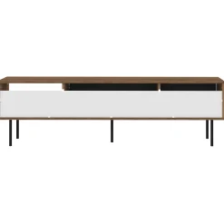 Fernsehschrank Watt 165cm - Walnuss/Grau