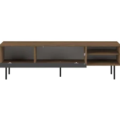 Fernsehschrank Watt 165cm - Walnuss/Grau