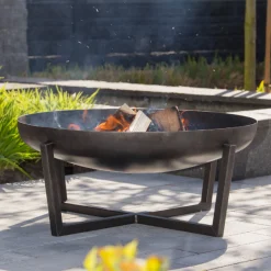 Feuerschale Tanya 86cm Stahl - schwarz