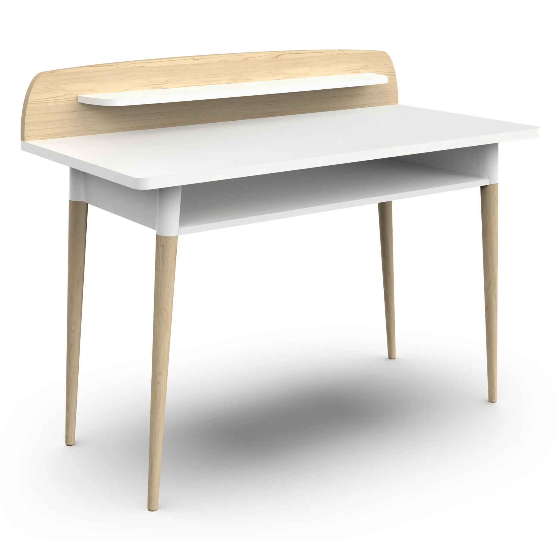 Firmiana Schreibtisch | 110 x 55 x 88 cm | Weiß