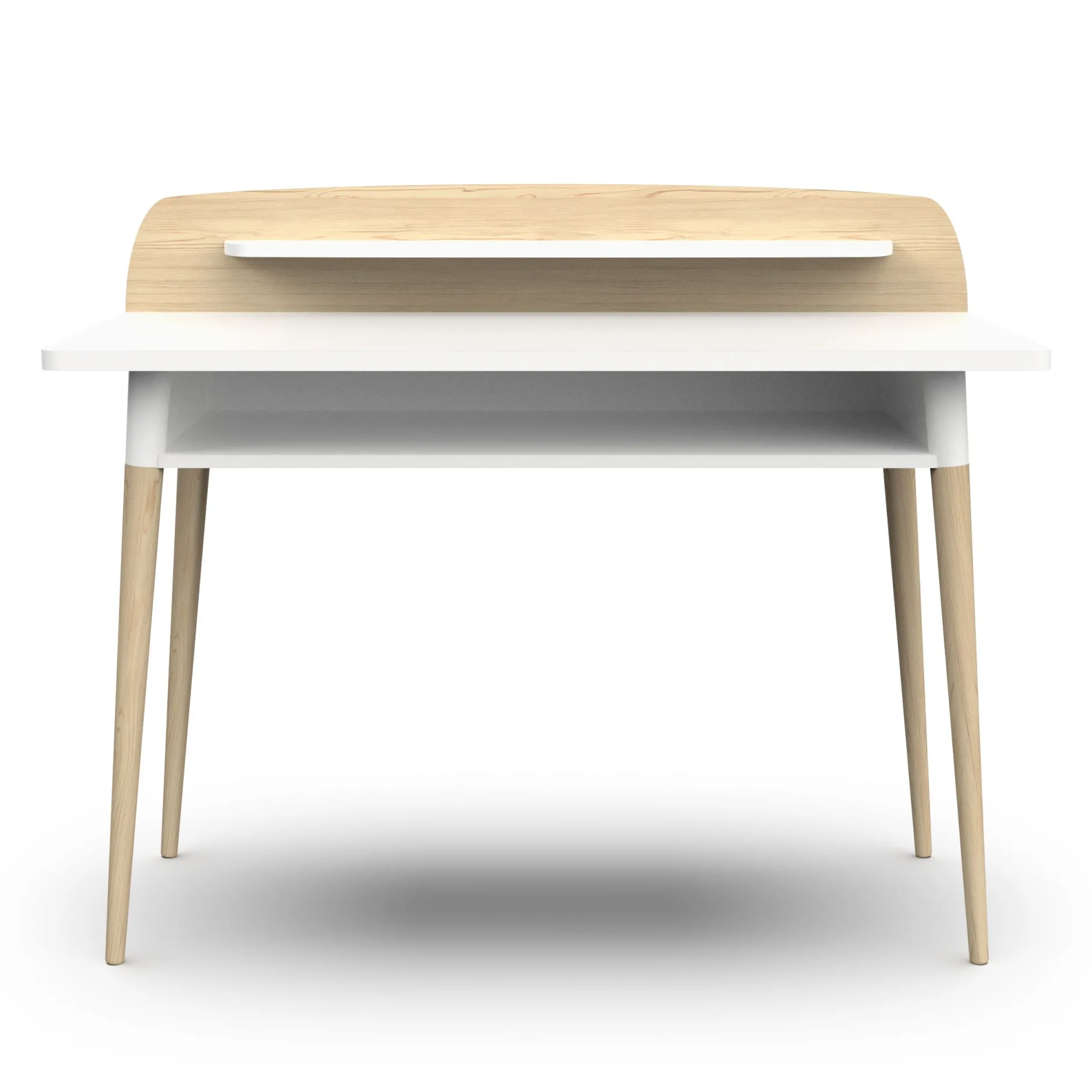 Firmiana Schreibtisch | 110 x 55 x 88 cm | Weiß