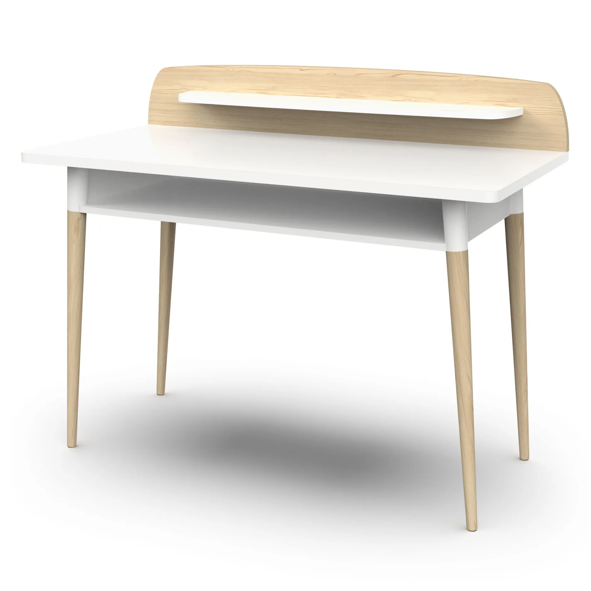 Firmiana Schreibtisch | 110 x 55 x 88 cm | Weiß