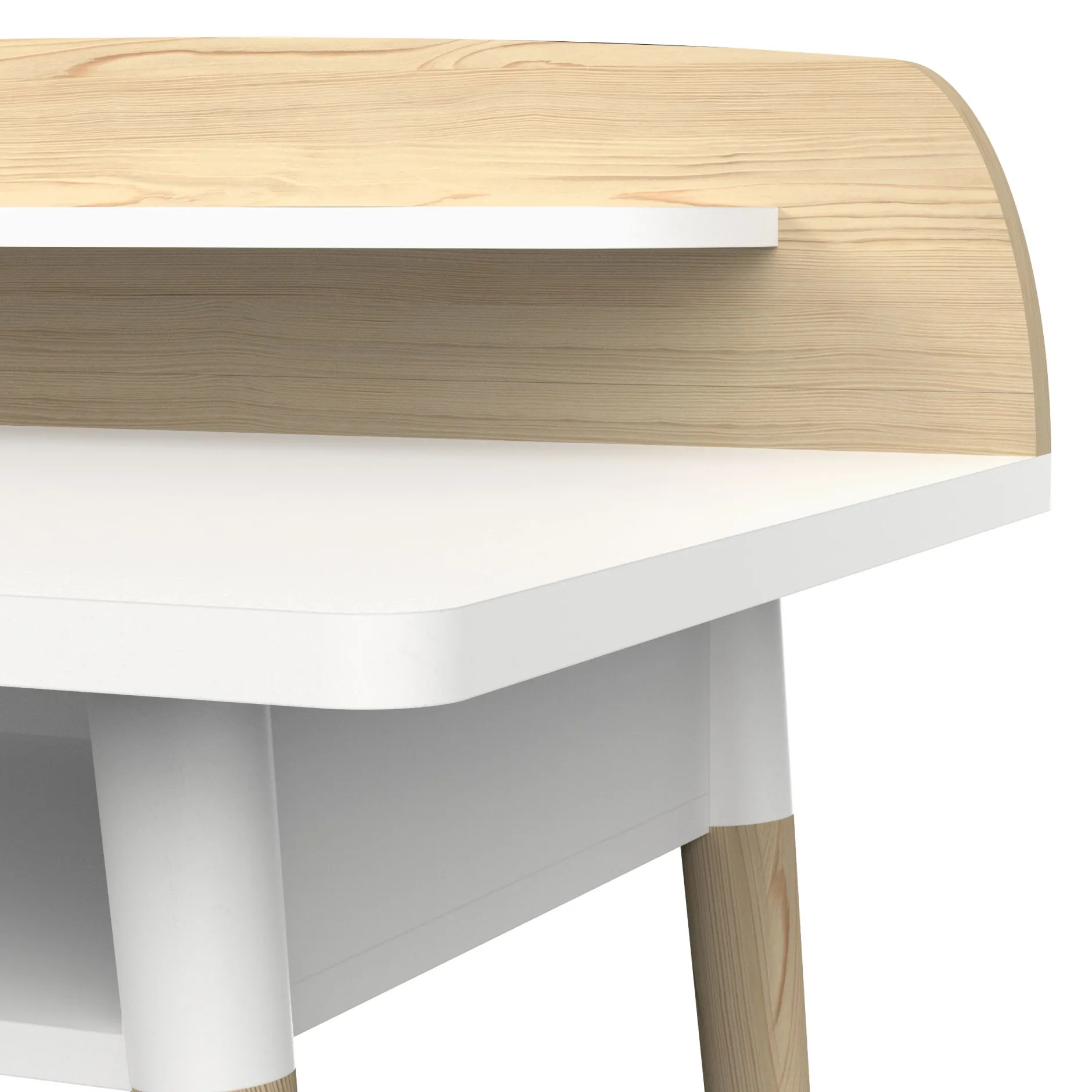 Firmiana Schreibtisch | 110 x 55 x 88 cm | Weiß