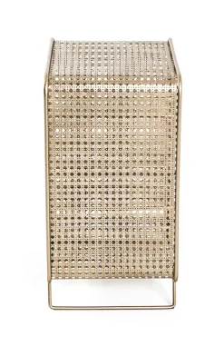 Flaschenhalter | 30 x 24 x 46 cm | Gold / Metall