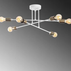 Fleur Kronleuchter | METALLGEHÄUSE | Weiß