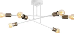Fleur Kronleuchter | METALLGEHÄUSE | Weiß