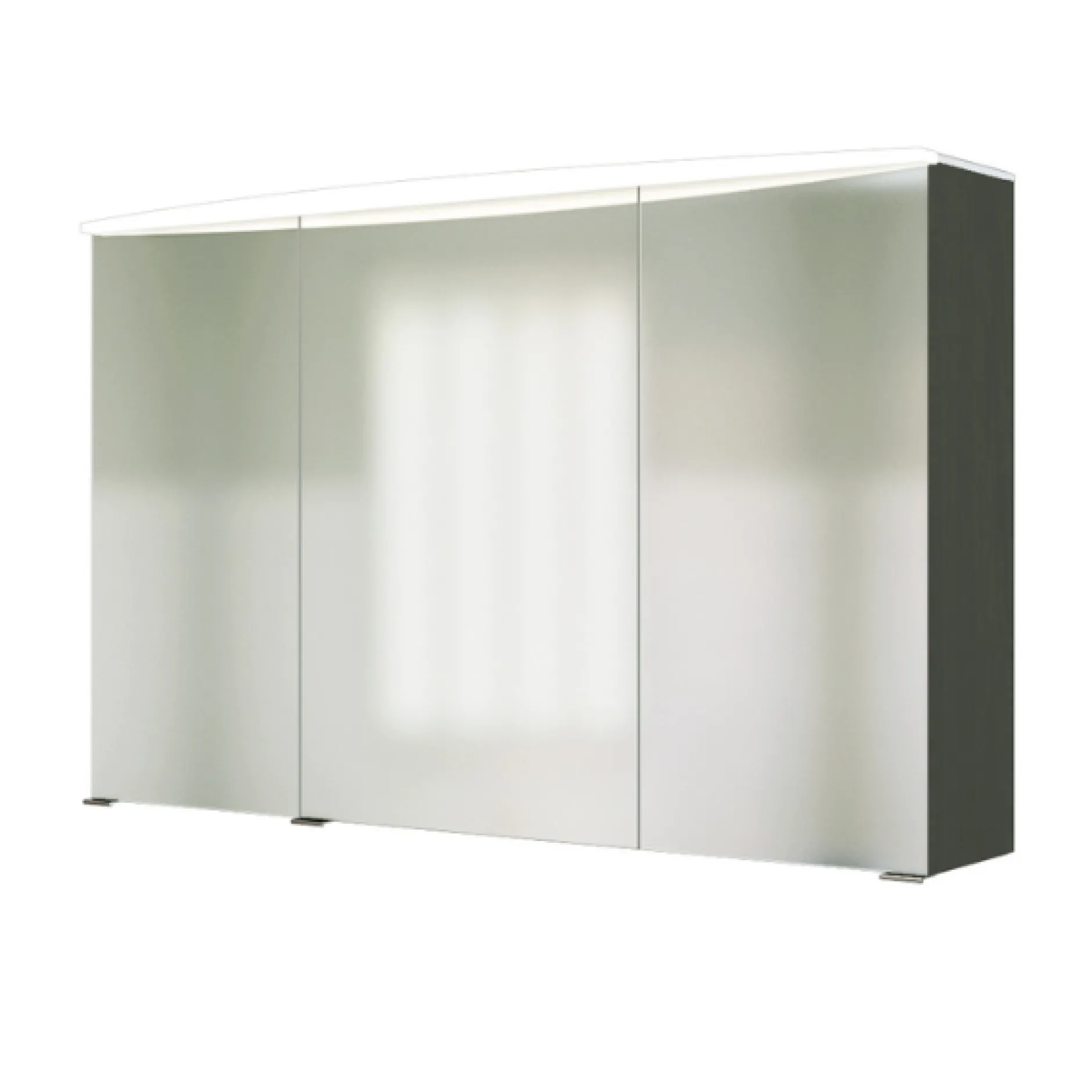 FlorentBadezimmer : Hängeschränke, Spiegelschrank, Waschtischschrank, Säulenschrank - Hochglanz grau