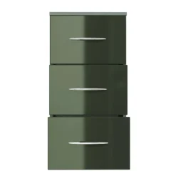 FlorentBadezimmer : Hängeschränke, Spiegelschrank, Waschtischschrank, Säulenschrank - Hochglanz grau